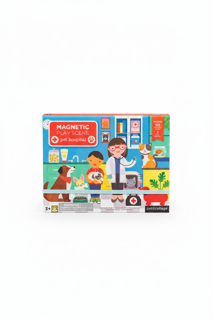 Pet Hospital Magnetic Play Scene