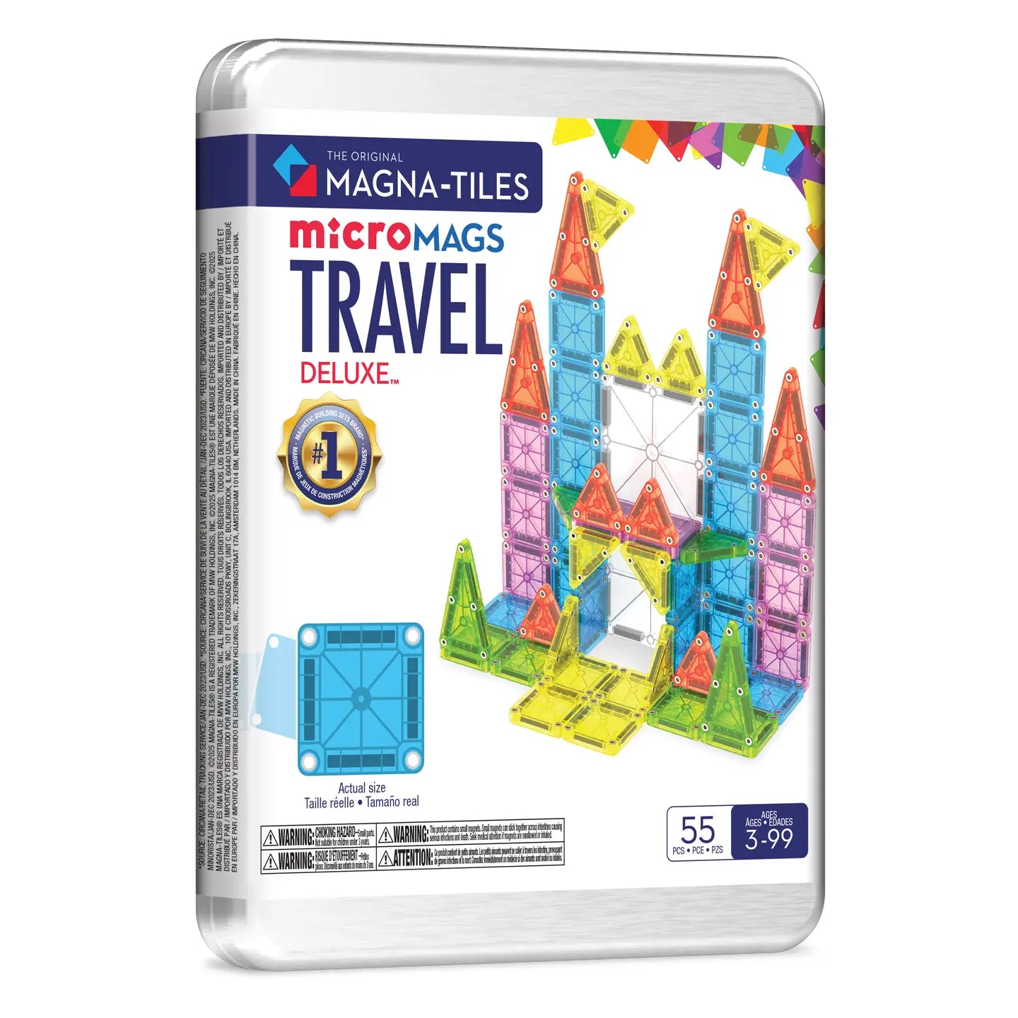 Magna-Tiles Travel Set Deluxe 55-Piece Set