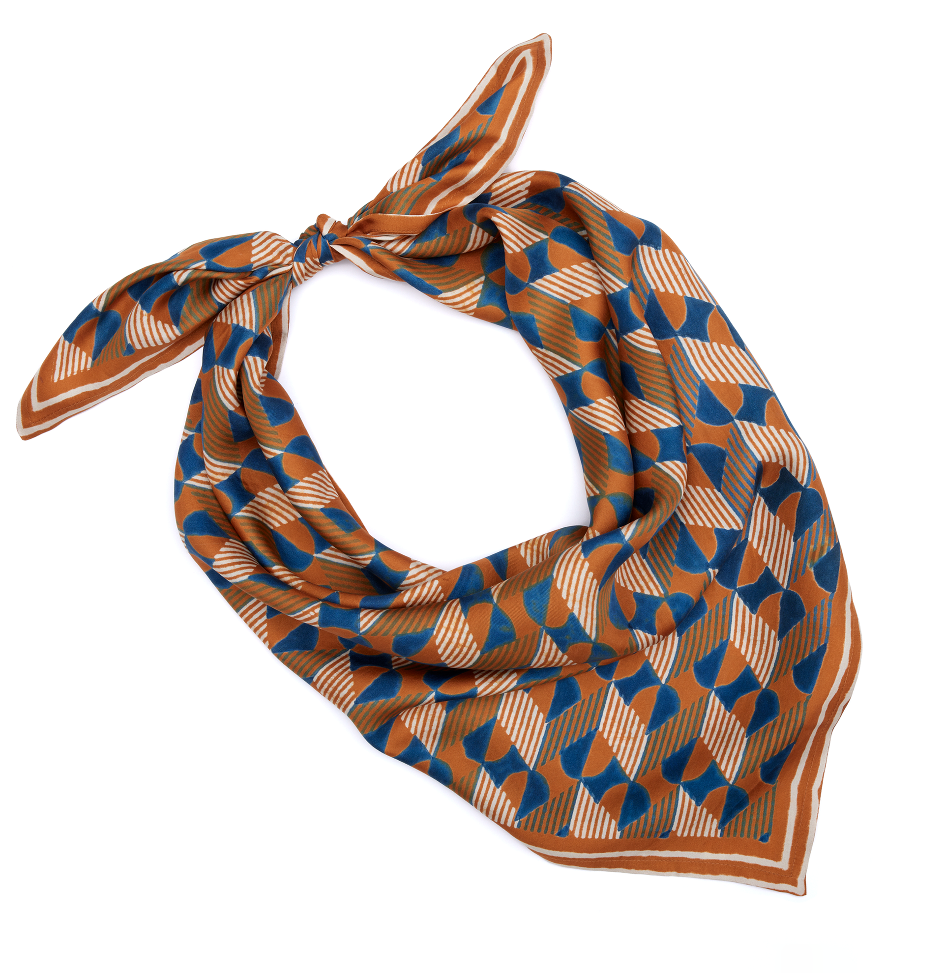 Dolomite Silk Scarf | Copper