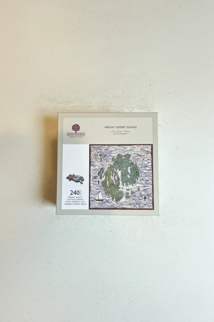 Mount Desert Island Wooden Puzzle