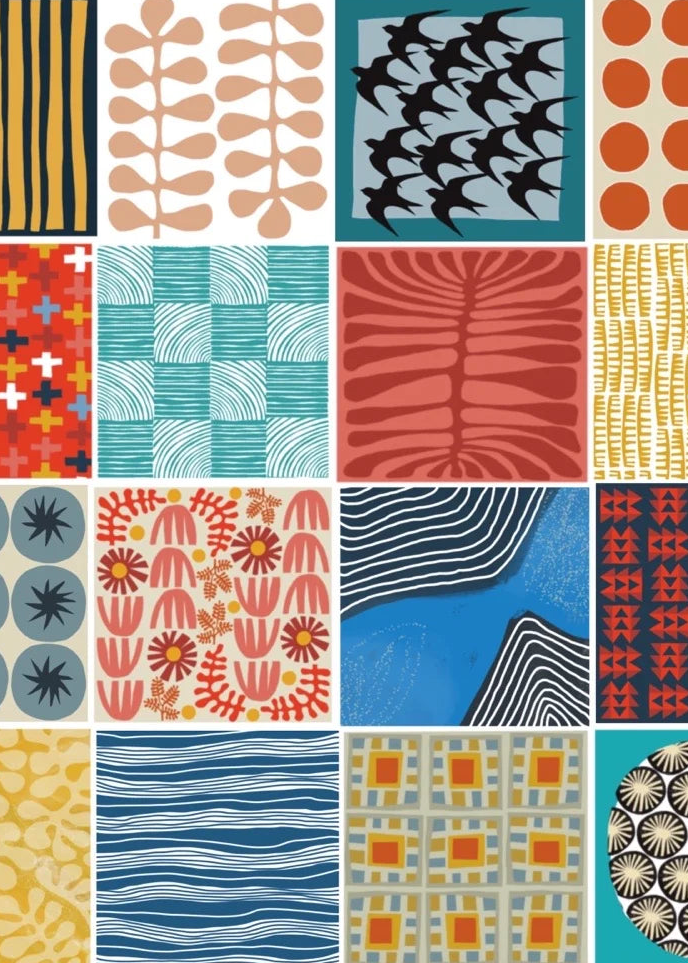 Patchwork Archival Print by Jennifer Judd-McGee