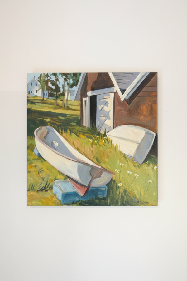 By The Boathouse by Nat Dickinson