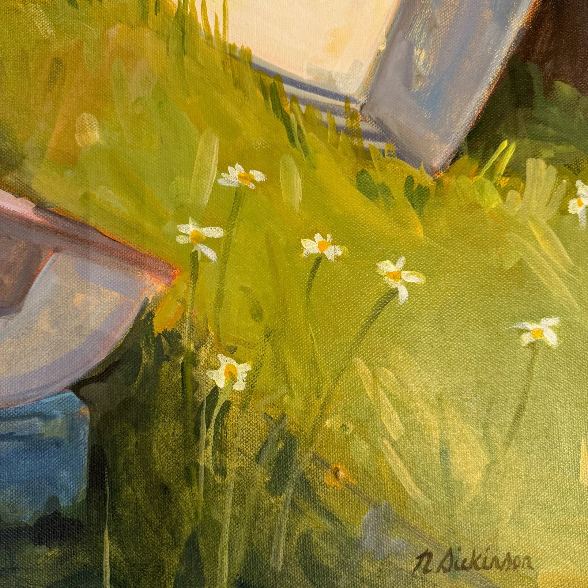 By The Boathouse by Nat Dickinson