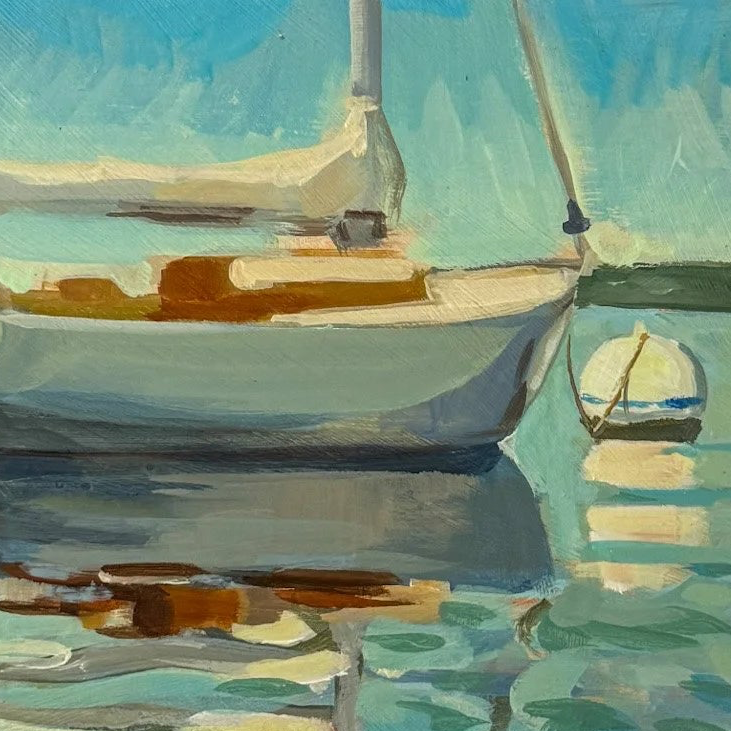 Still at the Mooring by Nat Dickinson