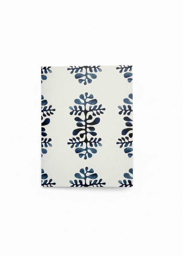 Mod Blue Waves Notecard Set of 8 by Jennifer Judd-McGee