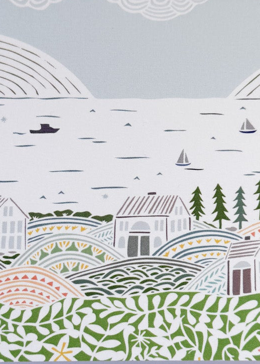 Somes Sound Notecard Set of 8 by Jennifer Judd-McGee