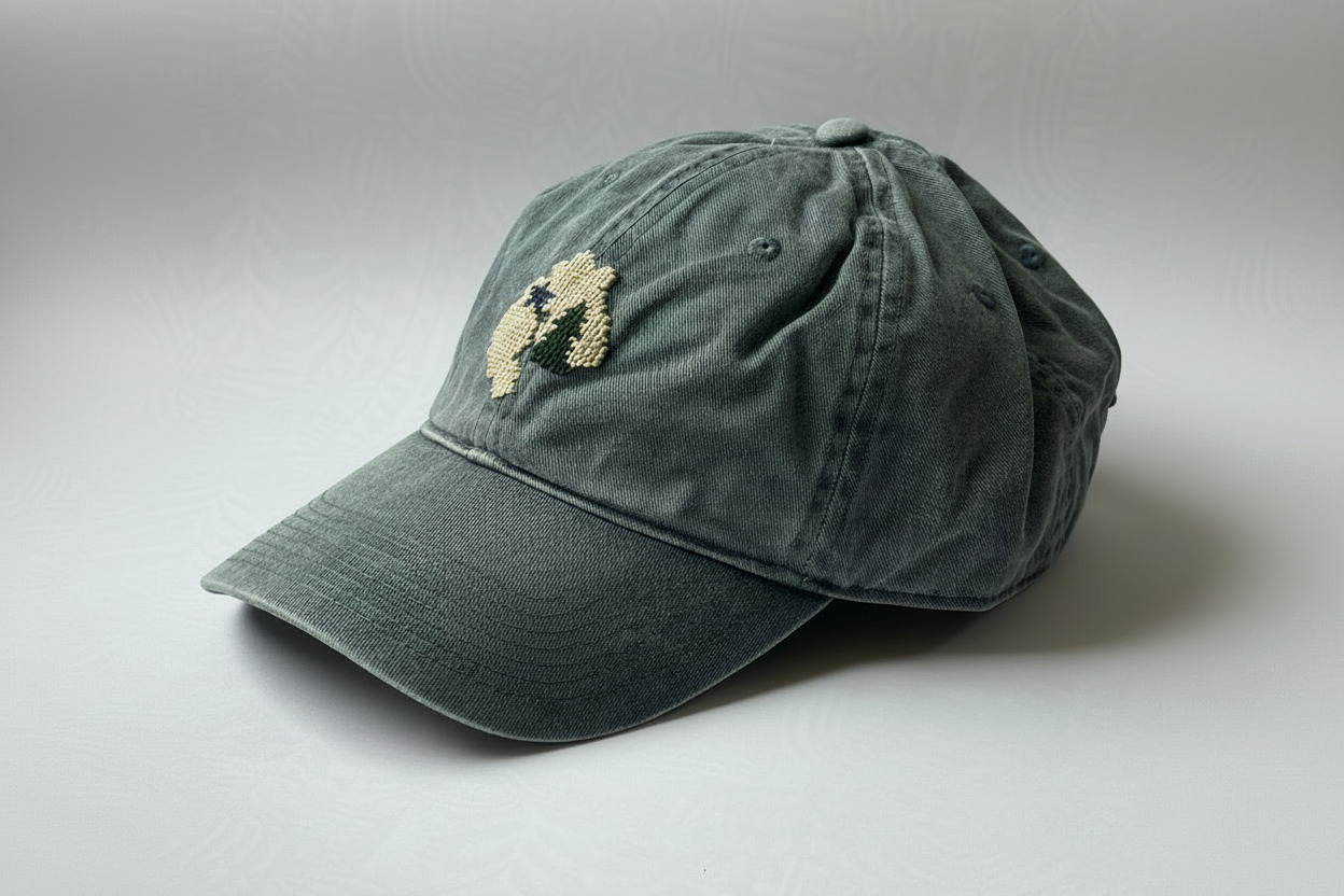 MDI Maine Flag Needlepoint Hat