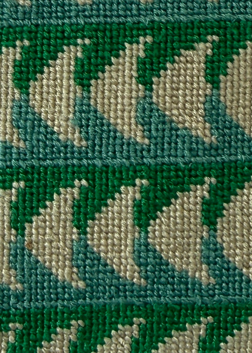 Trees Needle Point Luggage Tag