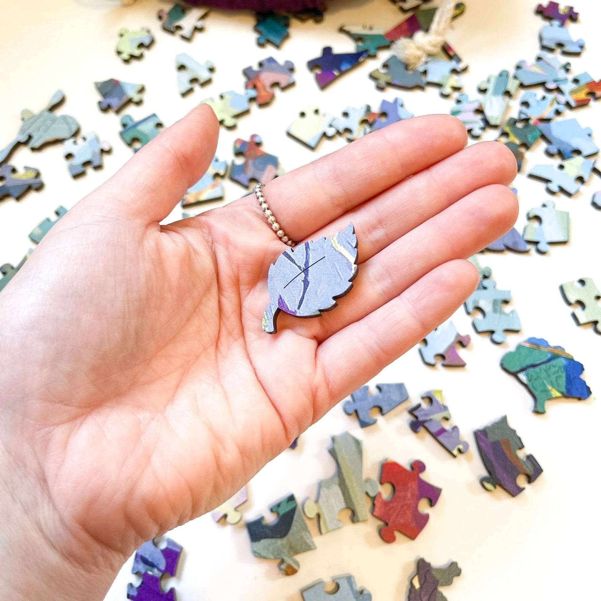 The Bubbles At Jordan Pond Wooden Puzzle