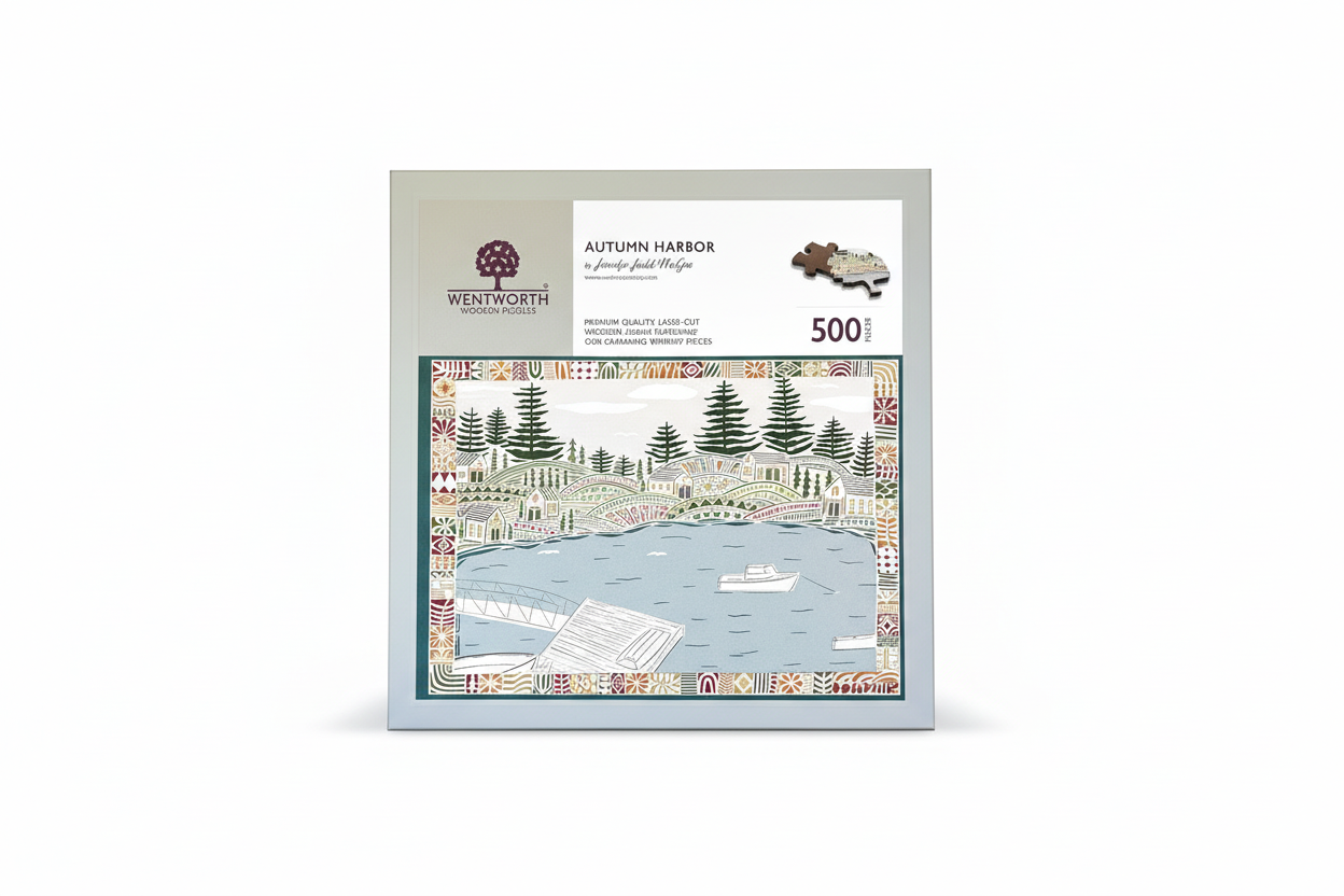 Autumn Harbor Wooden Puzzle