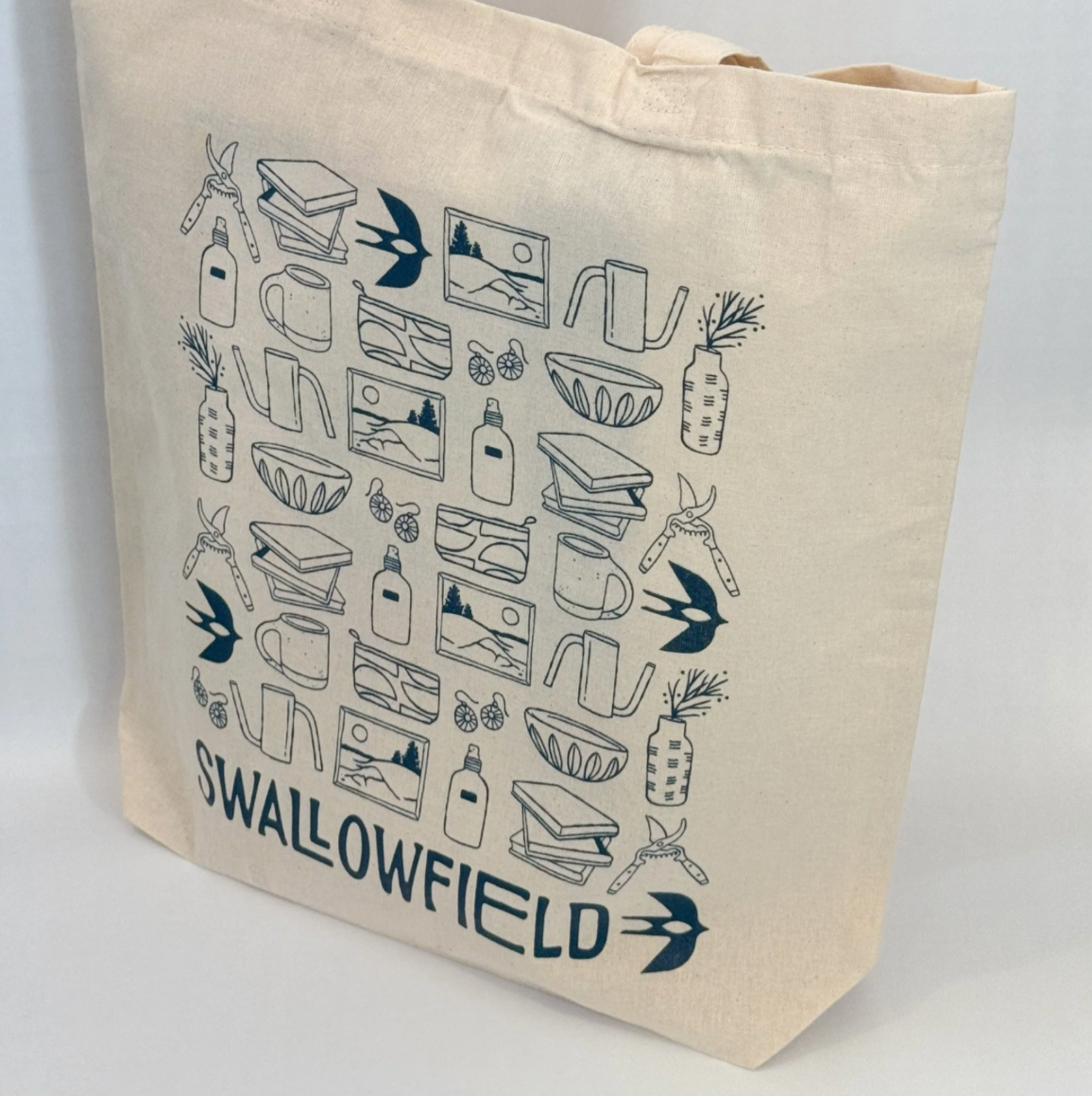 Swallowfield Screen Printed Tote
