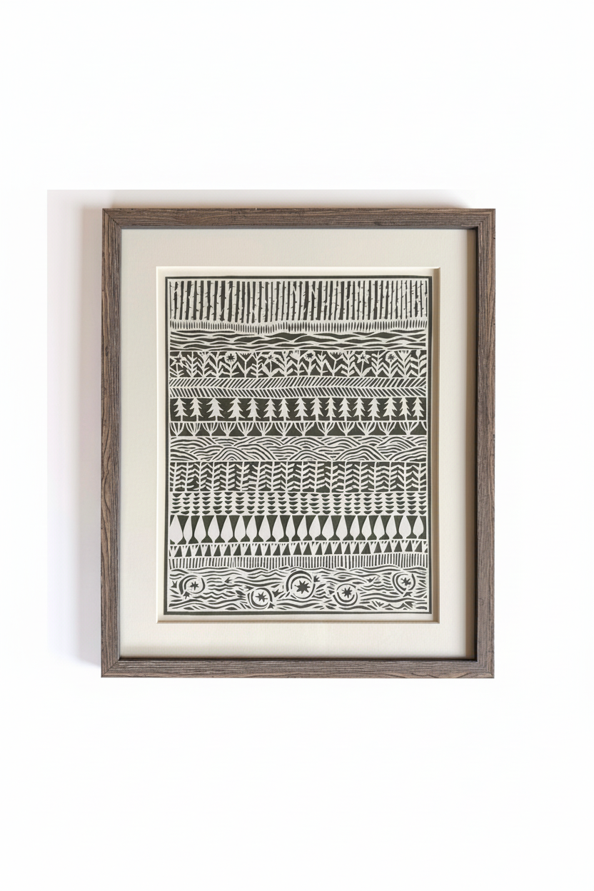 Synchronicity Hand Rendered Papercut by Jennifer Judd-McGee