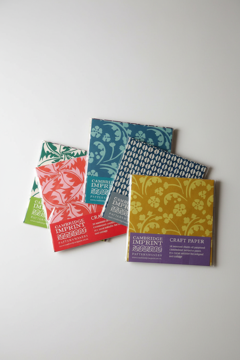 Packet assorted craft paper (36 sheets)