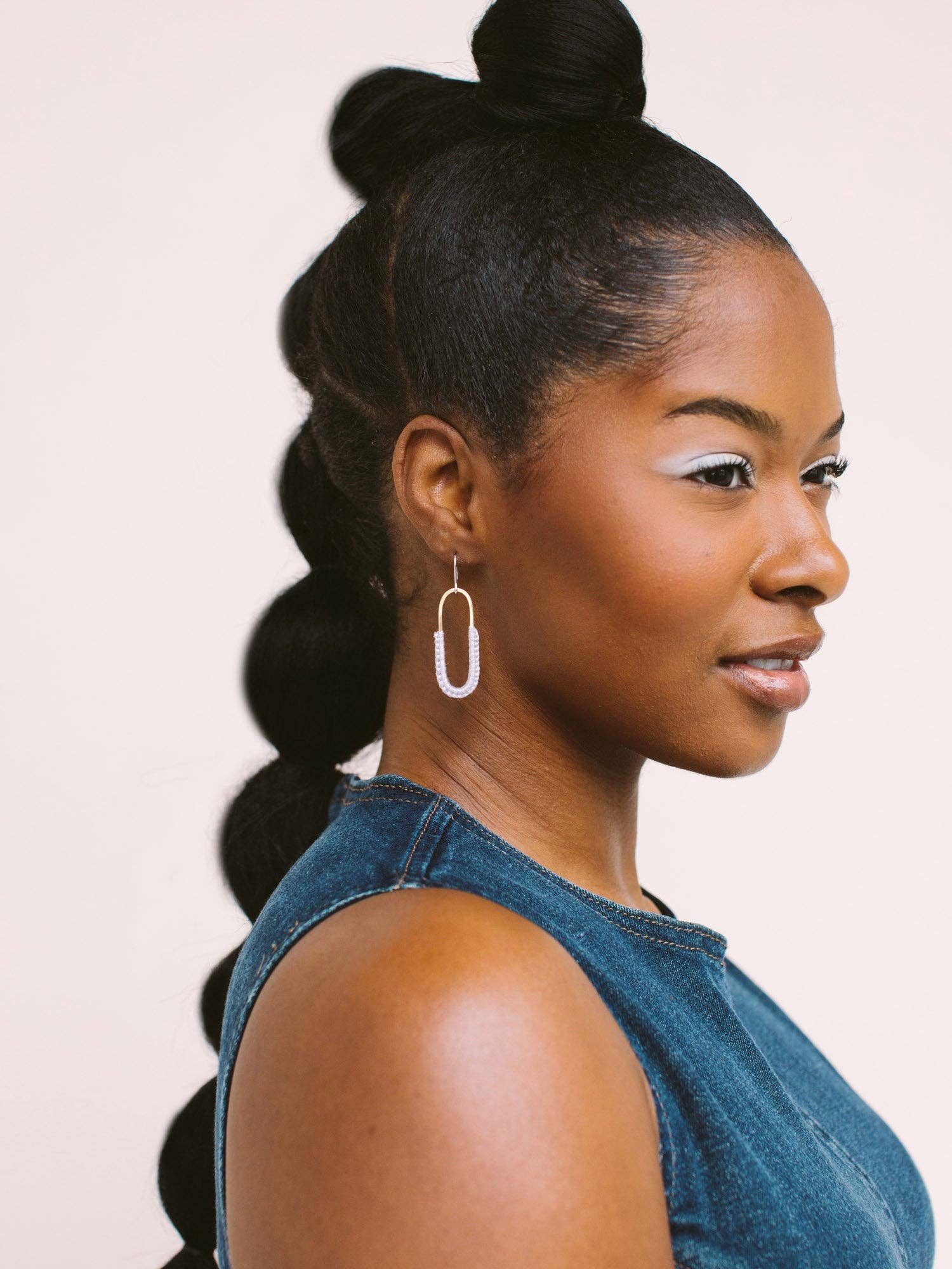 Macramé Link Earrings